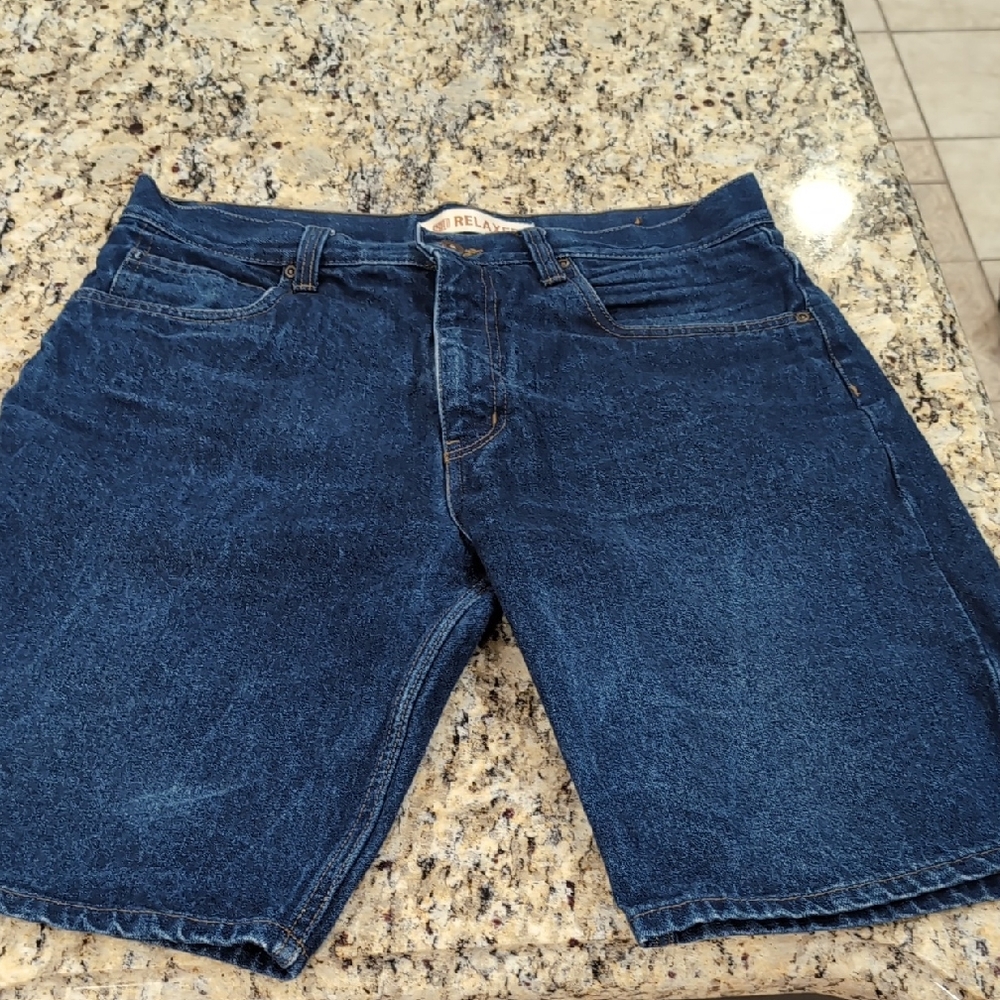 Faded Glory Dark Blue Jean Shorts for Men